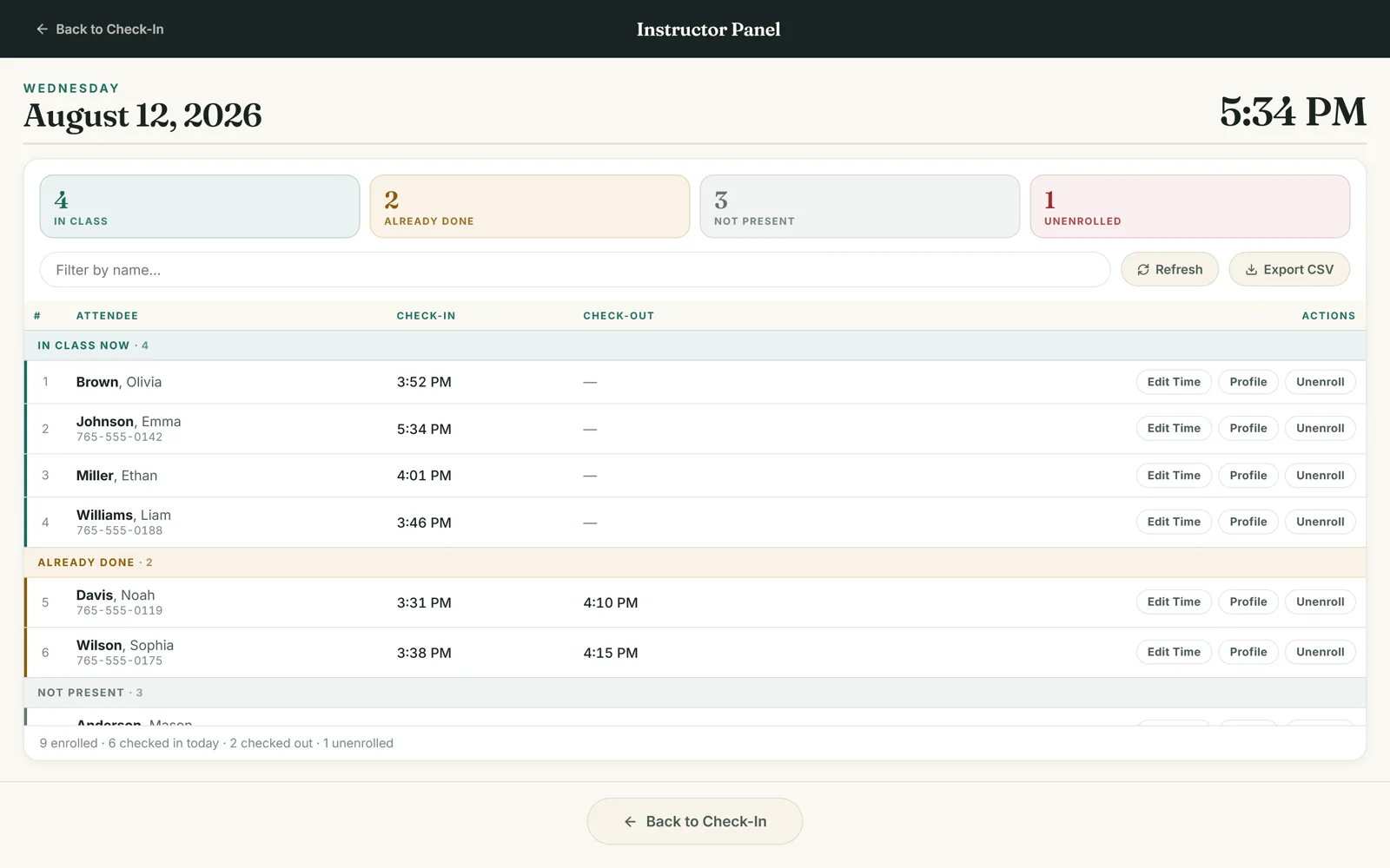 Dashboard